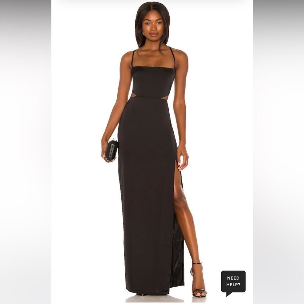 NEW Nookie Stella Cut Out Black Dress .Size M